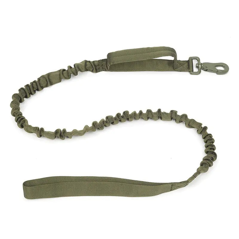 Adjustable Camouflage Tactical Nylon Dog Harness & Leash